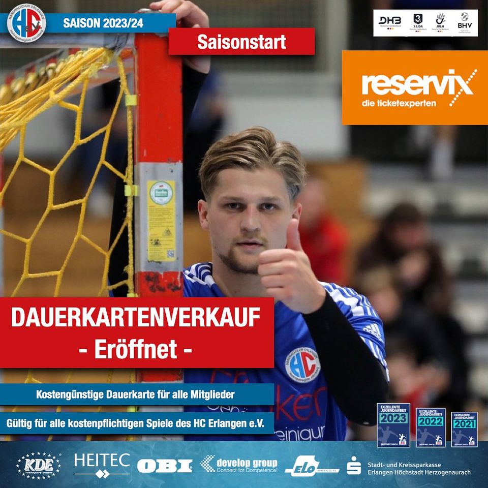 DAUERKARTENVERKAUF ZUR SAISON 2023/24 GESTARTET